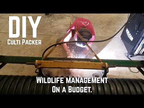 DIY Cultipacker build / FIRST YEAR DUCK HOLE planted in millet