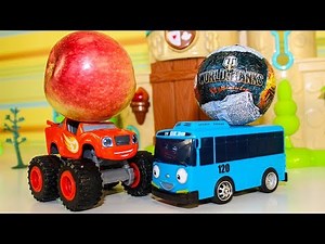 Мультики про машинки Автобус ТАЙО и Киндер Машинки Монстр Траки Вспыш Мультфильмы для детей