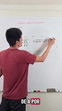 Raíces de fracciones #matematicas #raizcuadrada #fracciones