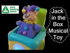 Early Learning Centre Jack in the Box Musical Flashing Children’s Toy with Mirror and Carry Handle