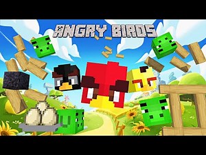ANGRY BIRDS CLASSIC GAMEPLAY IN MINECRAFT