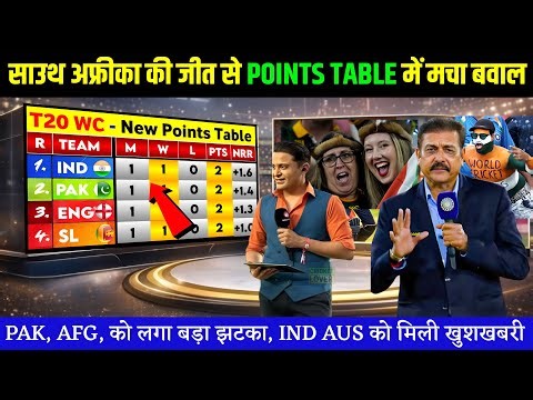 T20 World Cup 2026 Points Table | अफ्रीका की जीत से पॉइंट्स टेबल में मचा बवाल, PAK,AUS को लगा झटका