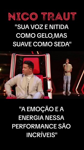 Nico Traut: Emoção e Energia na Performance de Voz