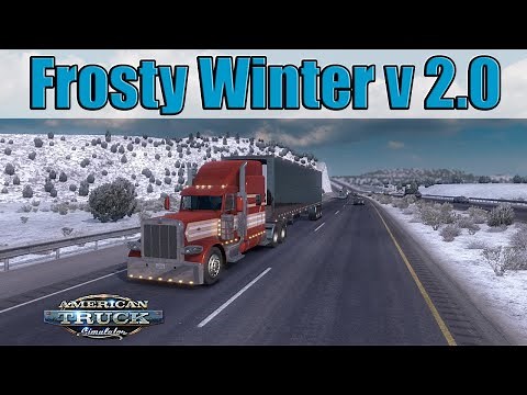ATS | How to Install Snow & Winter Mod |American Truck Simulator 2023 - Frosty Winter