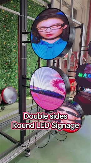 Program Round LED Signage#ledsign #ledsigns #ledshopsigns #ledscreen #leddisplay