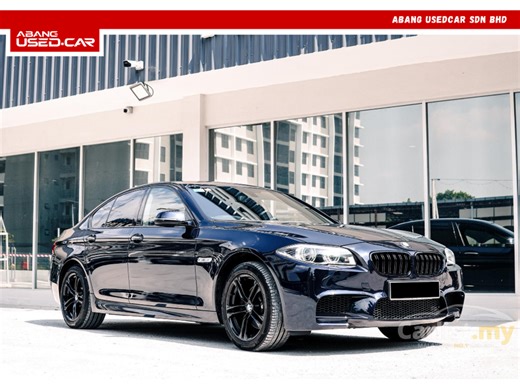 Used BMW 520i 2.0 M Sport Sedan CONVERT M5 HIGH SPECS FACELIFT MSPORT STEERING PADDLE SHIFTER AUTO CRUISE SPORT MODE IDRIVE LEATHER SEATS - Carlist.my