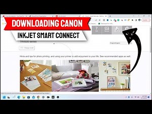Downloading Canon Inkjet Smart Connect