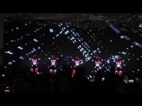 Amazing LED Tron dance Performance 2026 with New LED Wall Animation