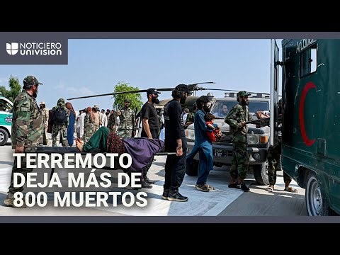 Fuerte terremoto deja al menos 800 muertos y miles de heridos en Afganistán