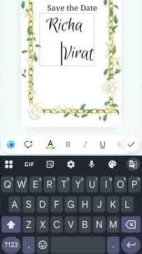 #mobile se #canva ka #free version use karke invitation card #create karna