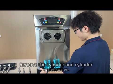 BJK288SR1JL Ice Cream Machine Cleaning Guide | Disassembly & Maintenance