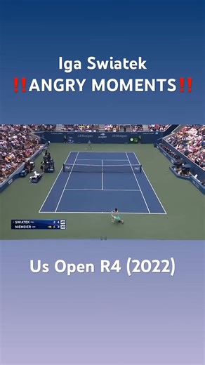 Angry Moments 😲 #IgaŚwiątek #WTAFinals #Riyadh #Tenis #WTA #TeamIga #PolishPower | Iga Świątek Fan