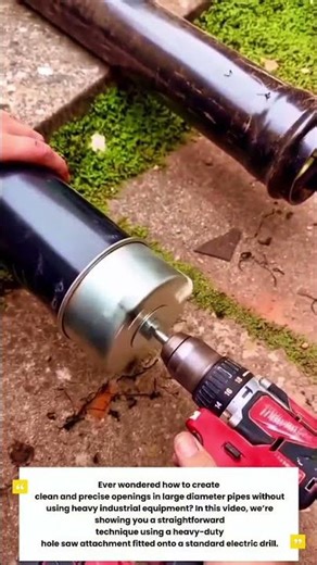 Large Pipe Cutting Made Easy – The Hole Saw Method Explained