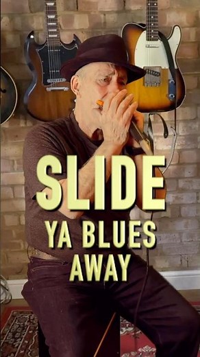 🔥2 String Slide Cigar Box /RawHarp Swamp Blues #shorts
