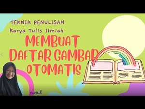 MEMBUAT DAFTAR GAMBAR OTOMATIS