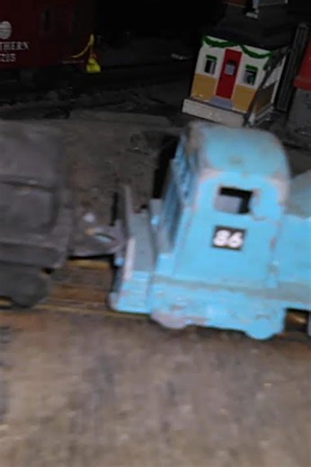 Power & Light Switcher #86 + Fireless Locomotive #6 on Turntable HO Scale DVCRR Layout!!!