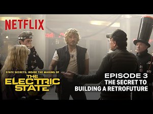 Millie Bobby Brown & Chris Pratt Discuss 90s Retrofuture | The Electric State Podcast | Netflix