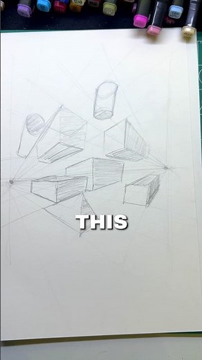 How To Draw 2 Point PERSPECTIVE! #arttutorial