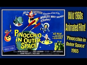 'Pinocchio in Outer Space' wild film starring Top Cat's voice Arnold Stang FULL HQ FILM 1965