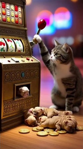 Cat slot machine