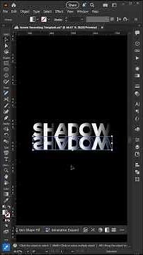 Simple And Easy Shadow Effect Illustrator #adobeillustrator #illustrator
