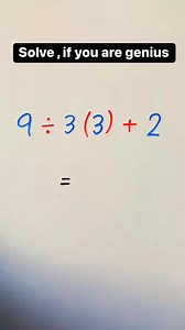 35K views · 106 reactions | Solve , if you are genius #solve #mathgenius #genius #geniuschallenge #trickymaths #trickymathproblem #IQTest #testiq #brainpuzzle #brainhackingpuzzles #brainhacking #brainpuzzle #mathpuzzle #Maths #mathematics #mathstutor #mathskills #mathtricks #brainteasers #braintest #mathtest #brainpower #mathproblems #mathquiz #mathhack #IQTest #iqchallenge #fbreels #viralreels #trendingreels | AITA Stories | Facebook