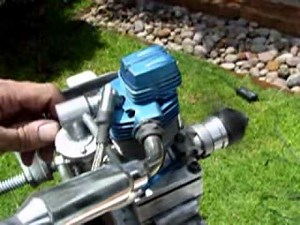 OS 120 FS NITRO TO GAS CONVERSION WALBRO CARBURETOR, RCEXL IGNITION SPECIAL TUNED ENGINE