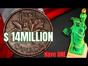 8 EXTREMELY VALUABLE 1 CENT CANADIAN COINS WORTH MONEY - RARE CANADIAN COINS TO LOOK FOR!