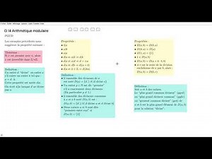 G I4c Arithmétique Modulaire (3/7)
