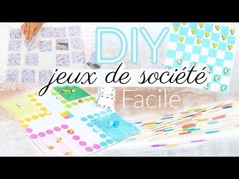 DIY - JEUX DE SOCIÉTÉ FACILES