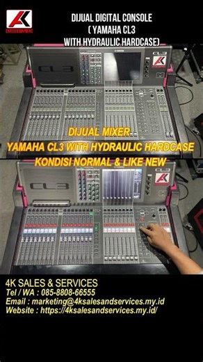 Dijual 1 unit Mxer Yamaha CL3 with Hydraulic Flightcase
