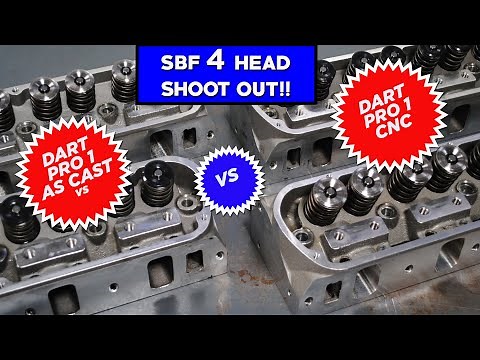 SBF HEAD TEST (DOES PORT VOLUME MATTER?) AS CAST vs CNC (THEN Nitrous)