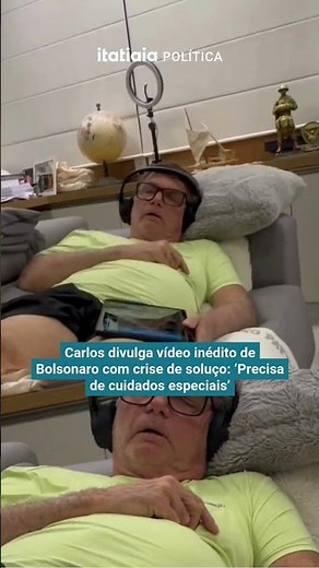 INÉDITO! CARLOS BOLSONARO GRAVA CRISES DE SOLUÇO DE JAIR BOLSONARO EM CASA