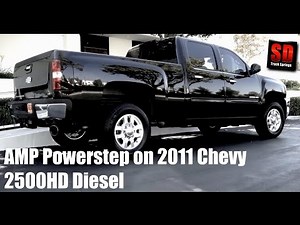 Chevy 2500HD Diesel - AMP PowerStep Installation Tutorial - brought to you by SDTrucksprings