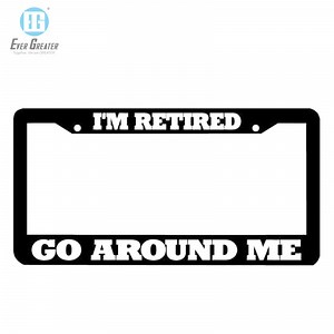 Customized USA Car Plate Frame with 25 Years Experience and ISO Cert