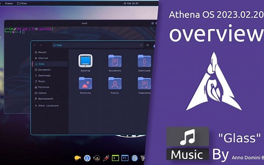 Athena OS 2023.02.20 概览 | 一个基于Arch linux的发行版