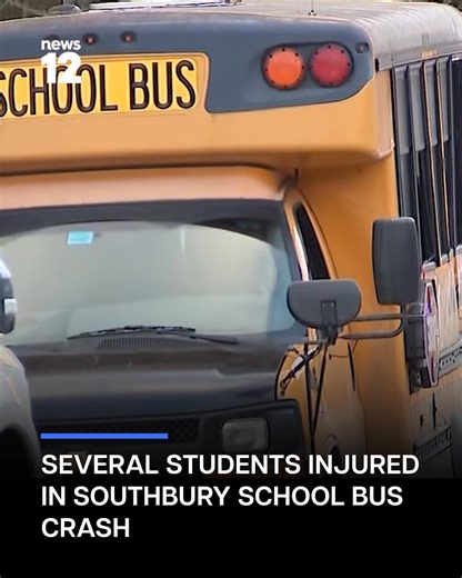 BREAKING NEWS: Several Nonnewaug High School students were injured in a bus crash in Southbury, where the driver was charged with DUI, according to police. Officials say two students were ejected from the bus. https://bit.ly/4kQ2Q93 | News 12 Connecticut