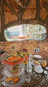 Iconic Garden Table Brunch at Bellagio🍴 #BellagioLasVegas #VegasBrunch #VegasTravel #LuxuryDining