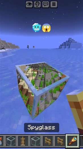 how to make instant invisible block in Minecraft #shorts#gaming#minecraft