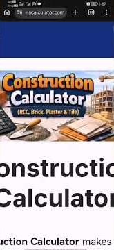 Construction Calculator Explained | Calculate Materials & Costs Instantly #financetools