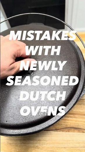 The #1 Mistake People Make After Seasoning a Dutch Oven