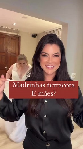 Madrinhas de Terracota - Cores Complementares e Analógicas para as Mães
