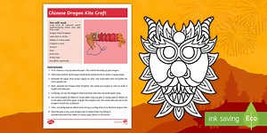 Chinese Dragon Kite Craft Instructions