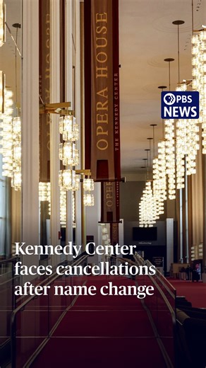 First, a takeover of leadership, then a renaming. Now, the Trump-Kennedy Center is facing canceled performances and a drop in overall ticket sales. Senior arts correspondent Jeffrey Brown reports on the turmoil at one of the nation’s preeminent arts centers. "The Kennedy Center has always stood for excellence in the arts, was named after President Kennedy. And he believed that the arts were at the center of all of our culture, all of our nation," Doug Varone told Brown after canceling a planned