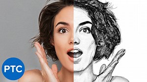 3.1K views · 82 reactions | 5 Easy Steps to Create a Realistic Line Drawing From a Photo In Photoshop Join our Facebook Group: Photoshop Training Channel Group (PTC) | The Photoshop Training Channel | Facebook