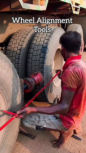 10M views · 26K reactions | Rear Dual Fix Axle Wheel Alignment . . . . #wheelalignment #mechanicguru #santoshpattimistry | Mechanic Guru | Facebook