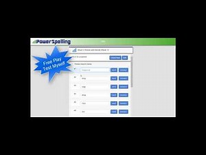 Power Spelling - Parent's Guide to Free Play