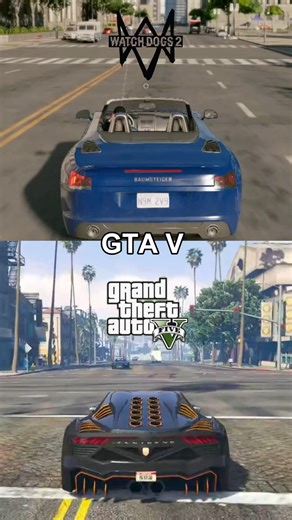 Gta 5 vs watch dogs 2 physics comparison part 1 |Gta v And Watch Dogs 2