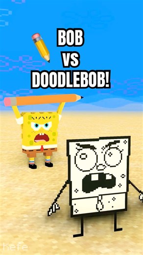 ✏️ Bob vs DoodleBob! - #minecraft #animation