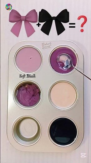 🎨 Mixing Dusty Plum, Vanilla Cream & Black | 3 Moody & Elegant Color Combinations! ✨#colormixing
